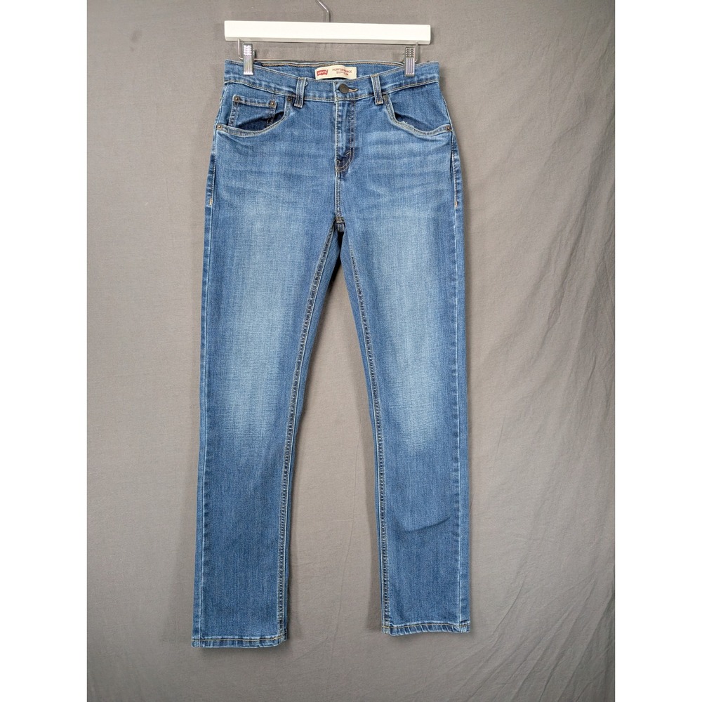 Levis 511 Slim Performance Jeans Boys 18‎ Reg Blue Denim W29 L31